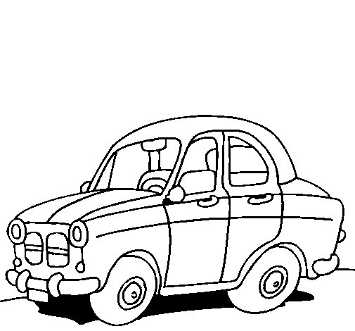 Disegno di Auto da città  da Colorare