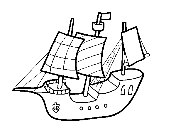 Disegno di Barca giocattolo da Colorare
