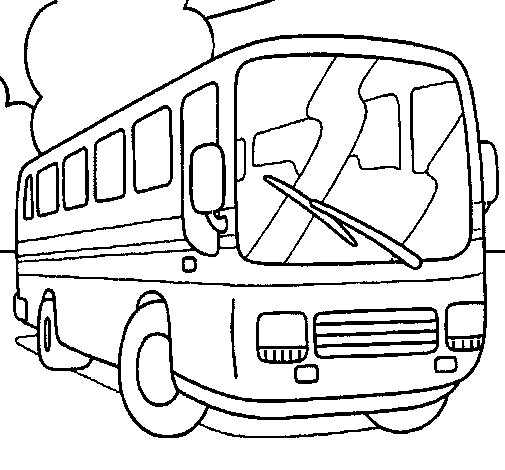 Disegno di Bus da Colorare