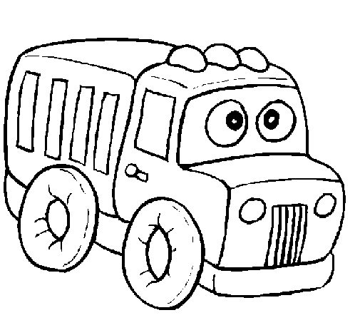 Disegno di Camion  1 da Colorare