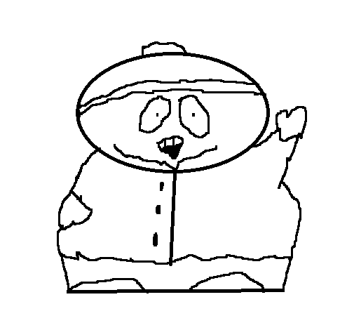 Disegno di Cartman da Colorare