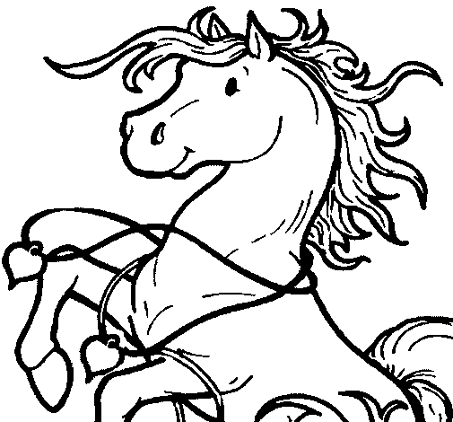 Disegno di Cavallo 2 da Colorare