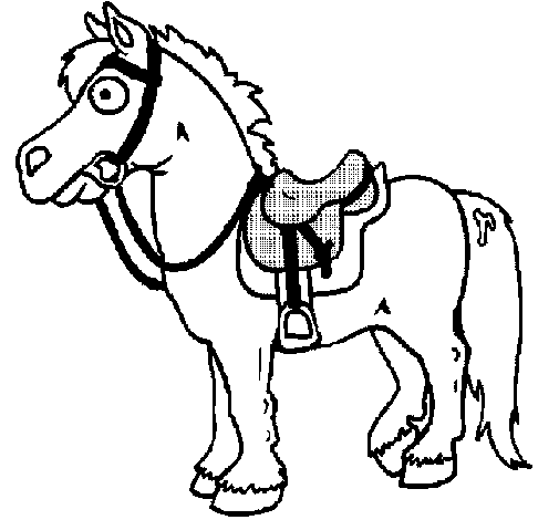 Disegno di Cavallo 3 da Colorare