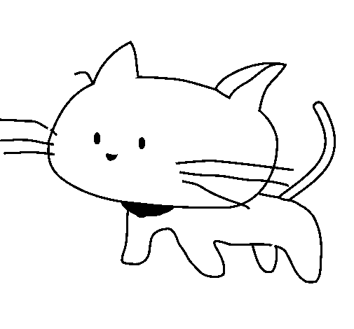 Disegno di Cucciolo di gatto  da Colorare