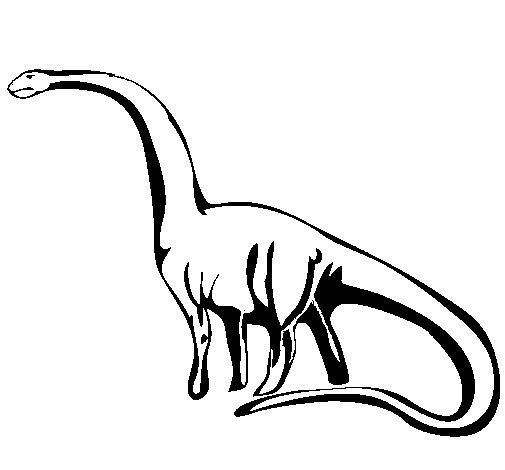 Disegno di Mamenchisauro  da Colorare