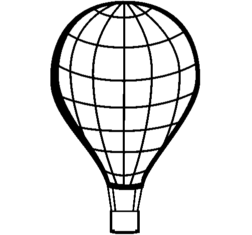 Disegno di Pallone aerostatico da Colorare