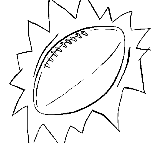 Disegno di Pallone da Colorare