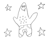 Dibujo de Patricio con stelle
