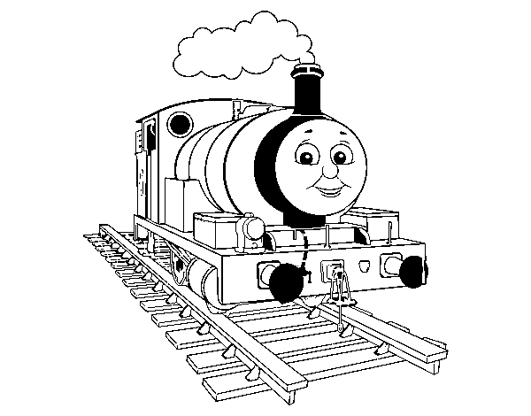Disegno di Percy la piccola locomotiva da Colorare