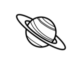 Dibujo de Pianeta Saturno
