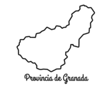 Disegno di Provincia di Granada da colorare