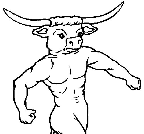 Disegno di Testa di bufalo  da Colorare