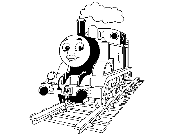 Disegno di Thomas la locomotiva da Colorare