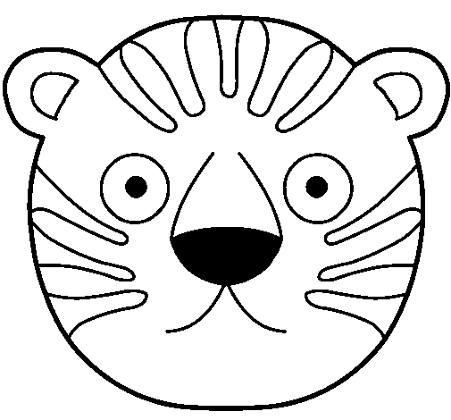Disegno di Tigre II da Colorare