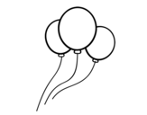 Dibujo de Tre palloncini