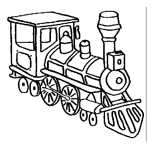Disegno di Treno  3 da Colorare