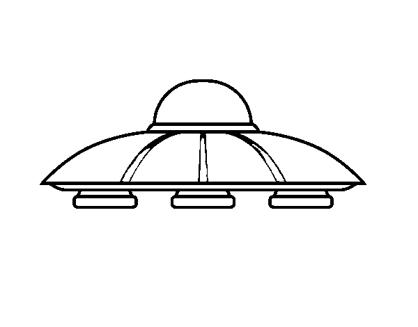 Disegno di UFO aliens da Colorare