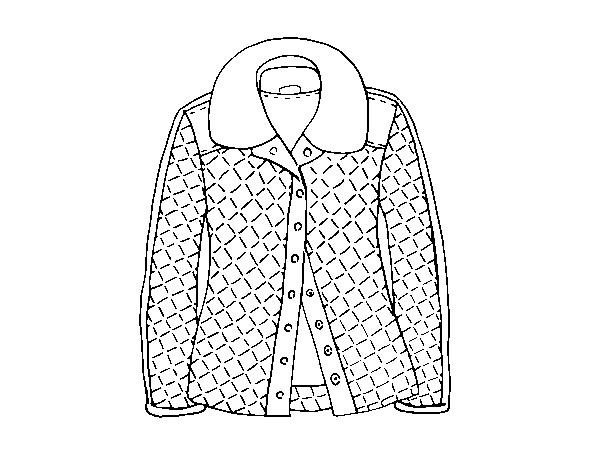 Disegno di Una giacca da Colorare