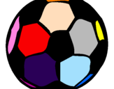 Disegno Pallone da calcio pitturato su CATARINA