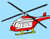 Disegno Elicottero   pitturato su ACOLOREstar