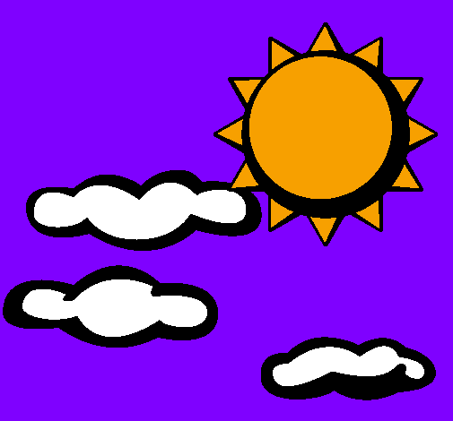 Sole con nuvole 2