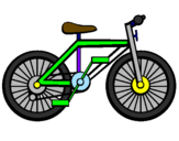 Disegno Bicicletta pitturato su giovanni paolo