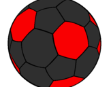 Disegno Pallone da calcio II pitturato su Nicolò