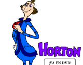Disegno Horton - Sindaco pitturato su EDUARDO CUOMO