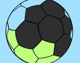 Disegno Pallone da calcio II pitturato su ANDREA