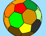 Disegno Pallone da calcio II pitturato su THOMAS
