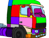 Disegno Camion pitturato su luigi
