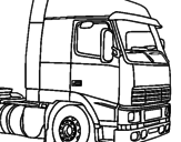 Disegno Camion pitturato su gaetano