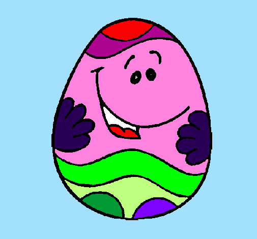 Uovo di Pasqua felice