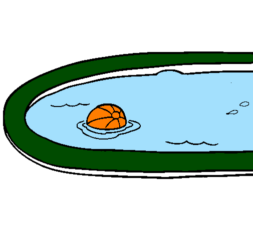 Palla in piscina