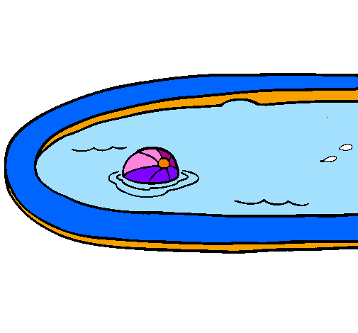 Palla in piscina