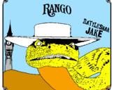 Disegno Rattlesmar Jake pitturato su marta mala