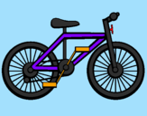 Disegno Bicicletta pitturato su antônio
