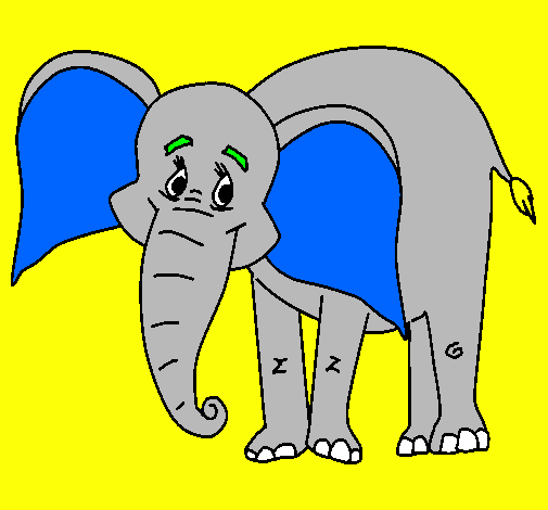 Elefante felice 