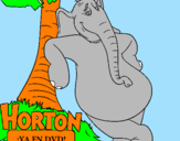 Disegno Horton pitturato su kaki