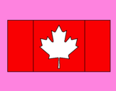Disegno Canada pitturato su matteo