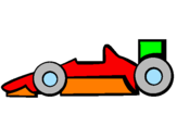 Disegno Formula 1 pitturato su Emanuele