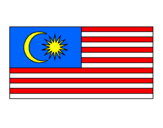 Disegno Malesia pitturato su ronni