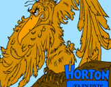 Disegno Horton - Vlad pitturato su ZAHRA