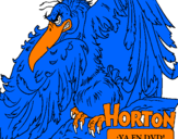 Disegno Horton - Vlad pitturato su carmine