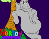 Disegno Horton pitturato su CHIARA