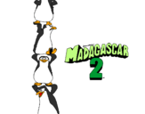 Disegno Madagascar 2 Pinguino pitturato su Annapaola   Salustro