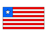 Disegno Liberia pitturato su paolo