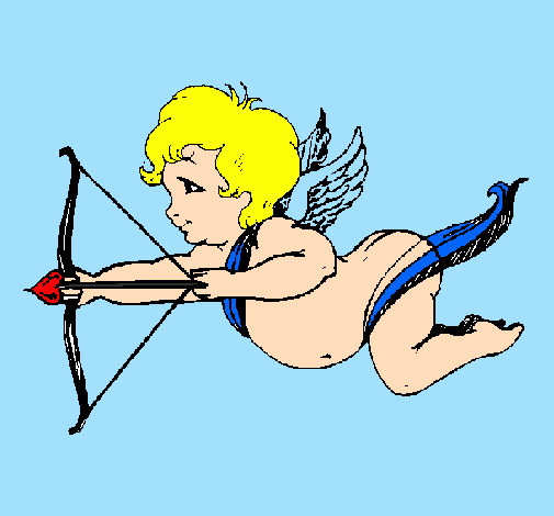 Cupido in volo 