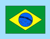 Disegno Brasile pitturato su  IBRRA