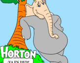 Disegno Horton pitturato su marty